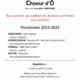 Le Choeur d'Ô de Montpellier recrute