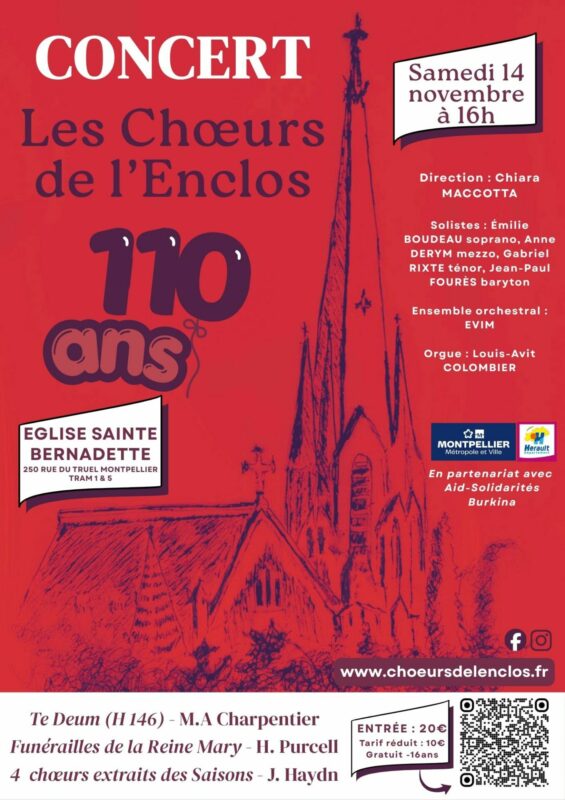 Le concert des 110 ans des Choeurs de l'Enclos